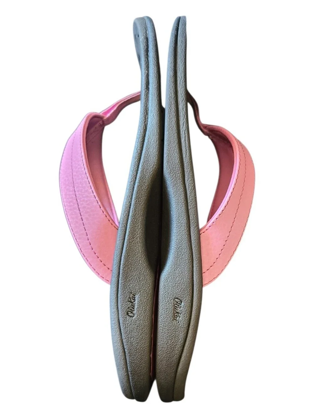 OluKai 'Ohana Beach Sandals Pink / Black Colorway Womens Size 9